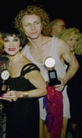 Brent Carver, right, after receiving his Tony award in 1993, with his co-star Chita Rivera.