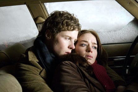 Ashton Holmes and Emily Blunt in Wind Chill