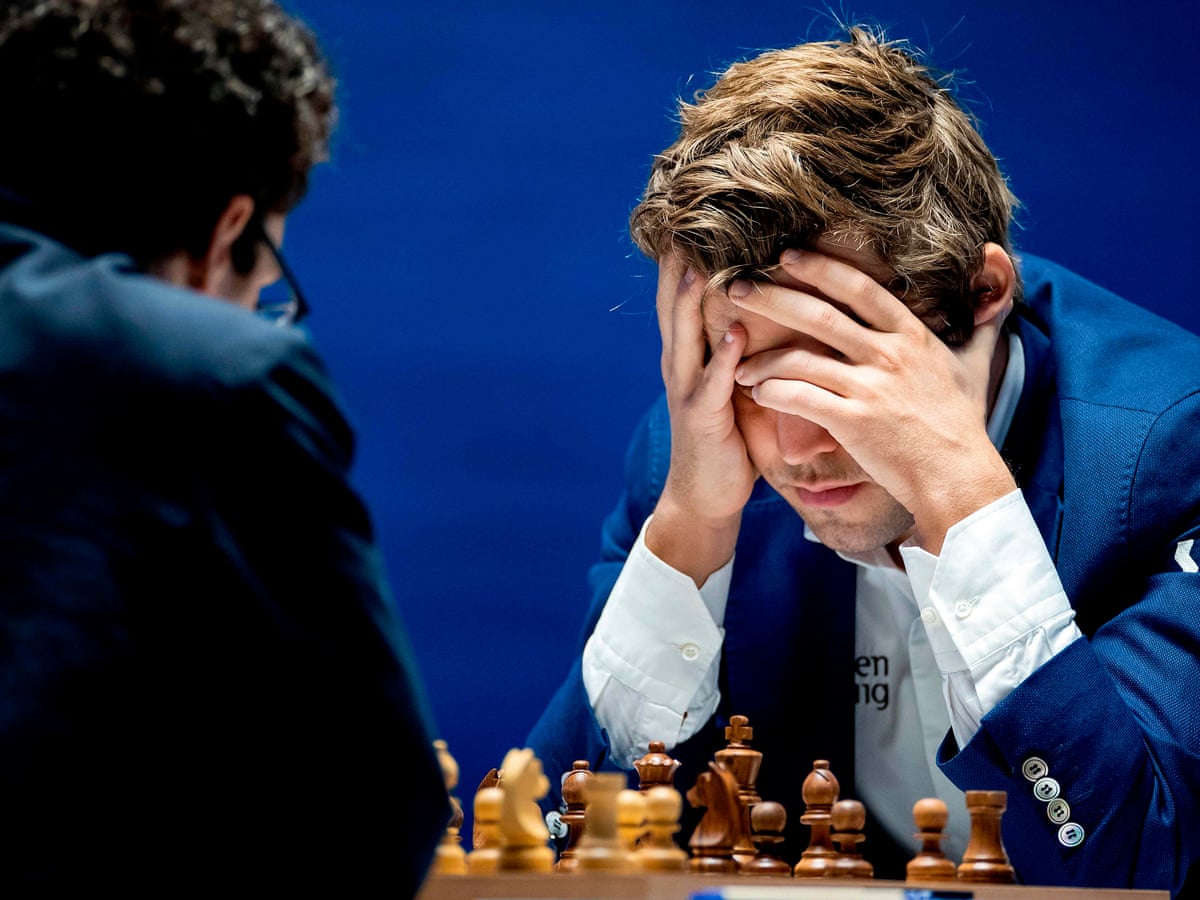 Chess Humiliated Magnus Carlsen Eliminated From His Own Tournament Magnus Carlsen The Guardian 2022 Chess Championship Investigating Interruption