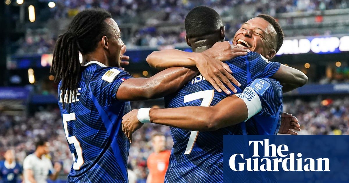 Two-hour storm break fails to stop France as Mbappé and Dembélé prove too good for Iraq