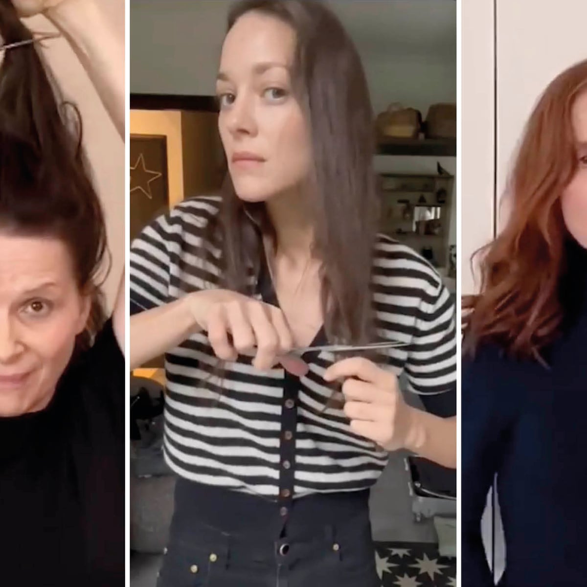 For freedom': French actors cut their hair in support of Iranian women |  France | The Guardian