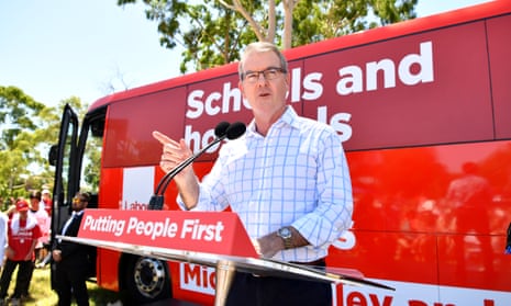 NSW Labor leader Michael Daley said he wanted to ‘make NSW a global leader of the clean energy industry’.