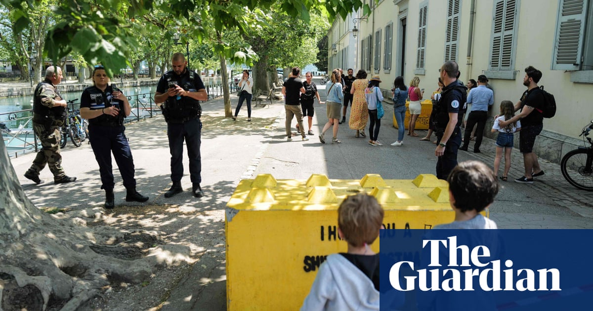 Four children and an adult injured in knife attack in French Alps