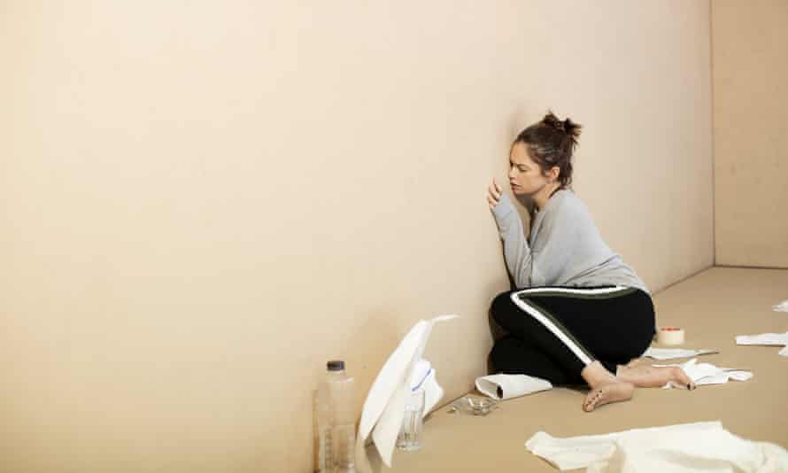 Pinned to the wall … Ruth Wilson.