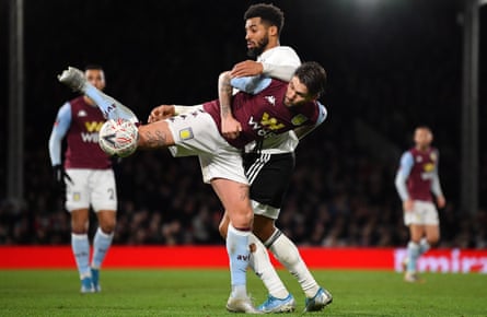 Aston Villa’s XI for their FA Cup defeat at Fulham included Henri Lansbury, above, who has started two Premier League games this season.