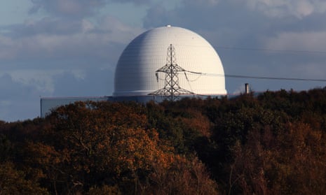 Sizewell B nuclear power station in Suffolk