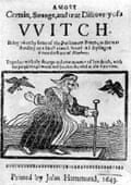 A witch trial pamphlet