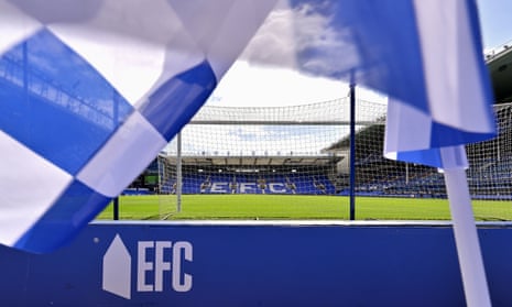 A view inside Everton's stadium