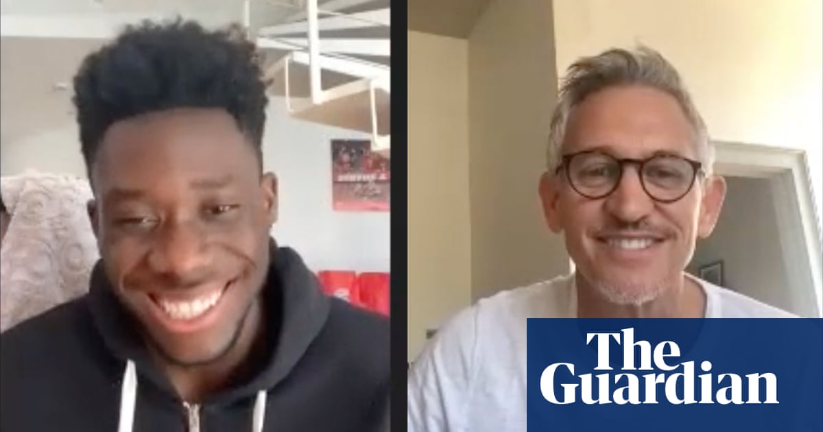 Bayern S Alphonso Davies Meets Gary Lineker I Want To Be An Actor