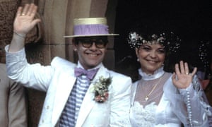 Elton John and Renate Blauel