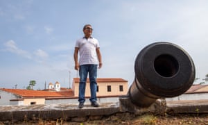 Francisco Alfaia, mayor of Óbidos, Para, talks about the government’s project to expand the BR-163 road and build a bridge that would pass through his city.