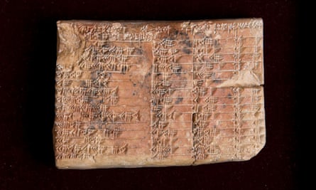 The tablet could have been used in surveying, and in calculating how to construct temples, palaces and pyramids.