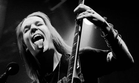 Alexi Laiho performing in 2011.
