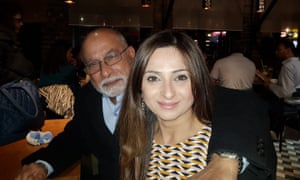 Zarina Mahmood with her late father Sayed Mohamed Kadri.