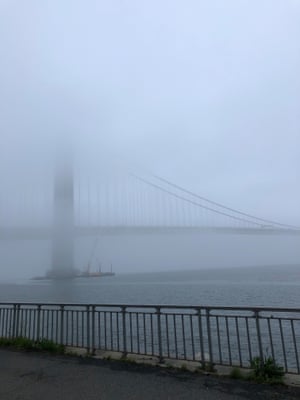 The Verrazzano Bridge on 23 May 2020.