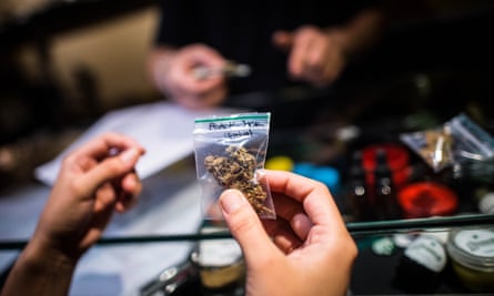 close up of a small bag of marijuana being bought in a barcelona club