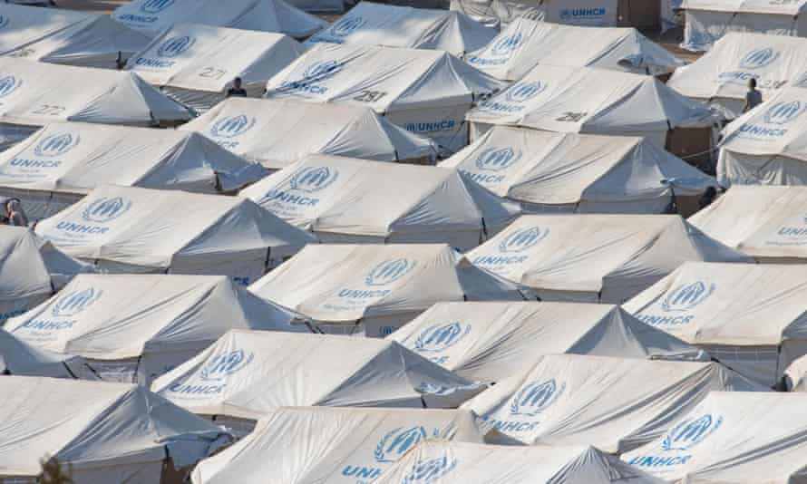 New refugee camp in Kara Tepe or Mavrovouni, Lesbos