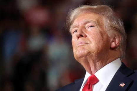 Trump says he would debate on Fox News – but Harris insists on ABC | US elections 2024 | The Guardian