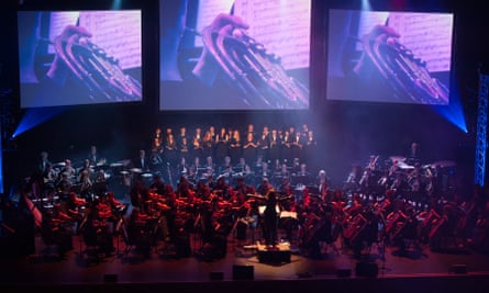 Eimear Noone conducting at the Video Games Live Concert in the Convention Centre, Dublin
