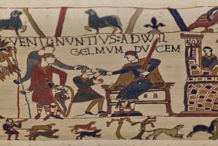 a section of the Bayeux tapestry