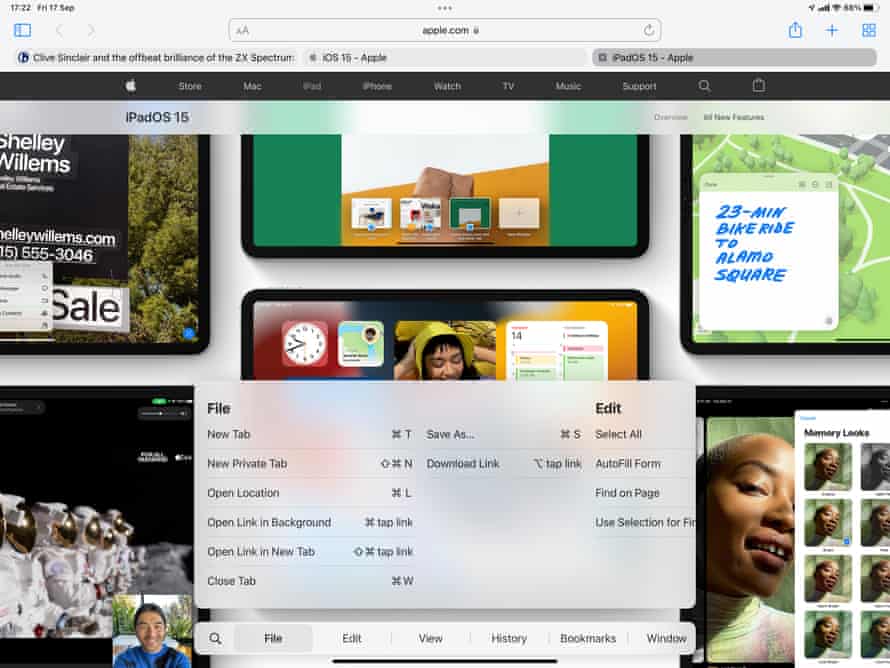 Press and hold the command (cmd) key to show all the available keyboard shortcuts in any given app.