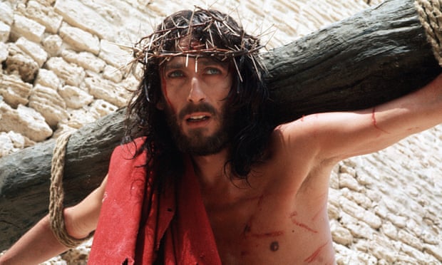 … Robert Powell as Jesus of Nazareth in the 1977 TV miniseries.