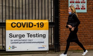 Centro de pruebas de vacunación e impulso en Londres.  Fotografía: Jay Bell / Rex / Shutterstock