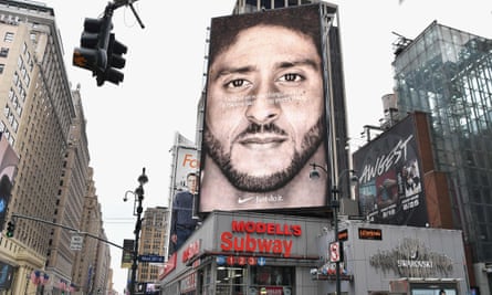 Nike’s ad featuring the American footballer Colin Kaepernick