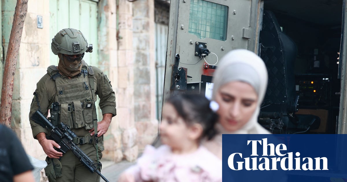 Israeli soldiers using sexual assault to force Palestinians out of West Bank, report says