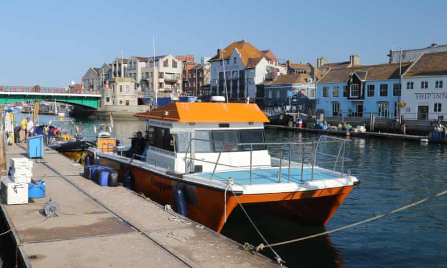 The Snapper, moored in Weymouth.