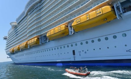 Aboard the Harmony of the Seas, some 2,100 crew look after up to 6,780 guests.