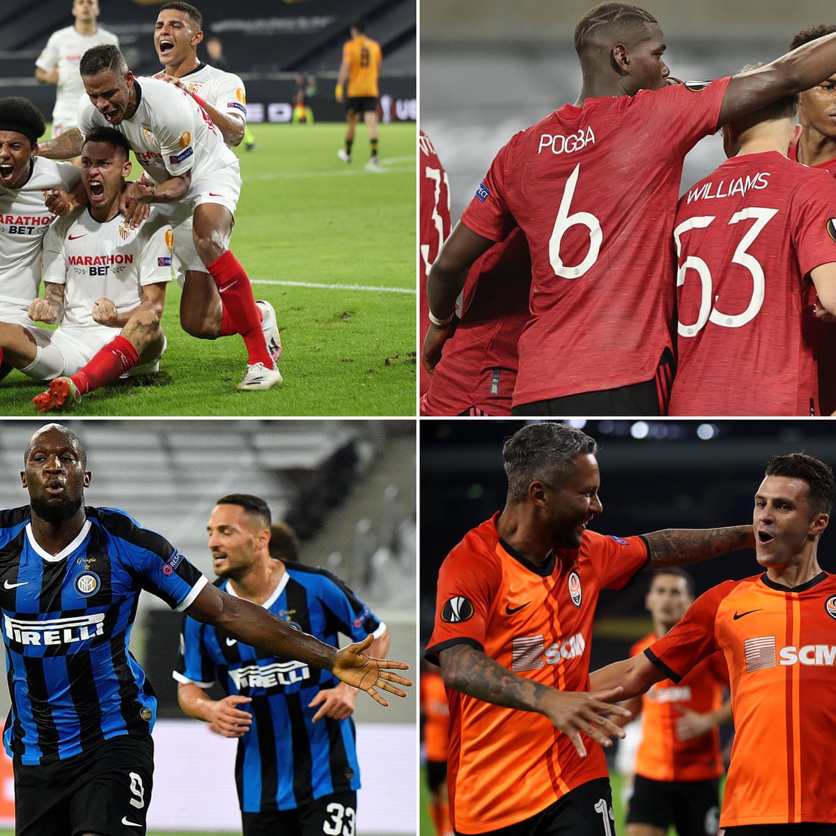 Europa League Semi Final Previews Sevilla V Man Utd And Inter V Shakhtar Football The Guardian