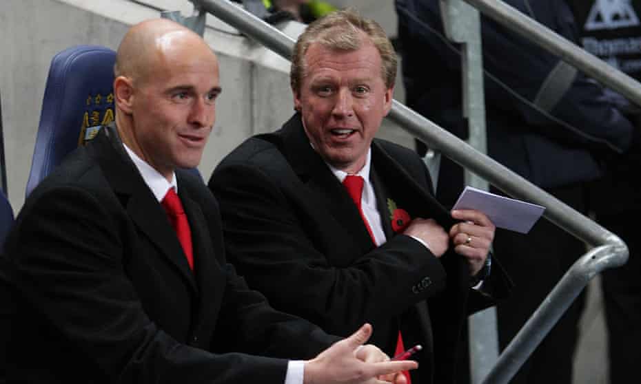 Steve McClaren with Erik ten Hag in 2008, during their time together at Twente