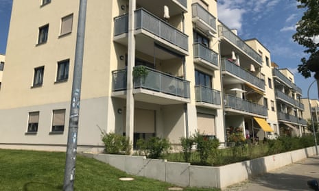 The complex where David Smith’s apartment is located in Potsdam