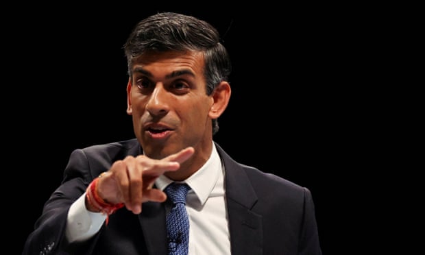 Rishi Sunak at a hustings in Birmingham