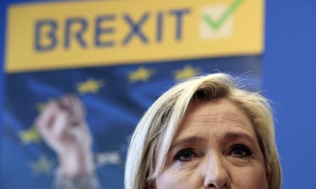 Marine Le Pen has said she will hold a referendum if she becomes French president.