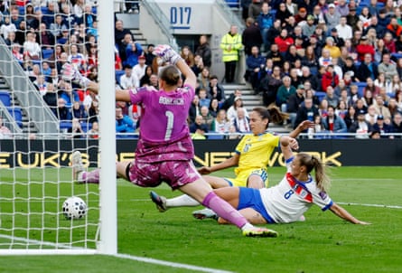Georgia Stanway scores the Lionesses’ second goal of the night