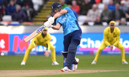 England’s Will Jacks hits out during his 84 against Australia