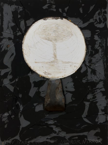 Derek Jarman Mirror Mirror, 1988 Oil and mixed media on canvas 14 x 10 in