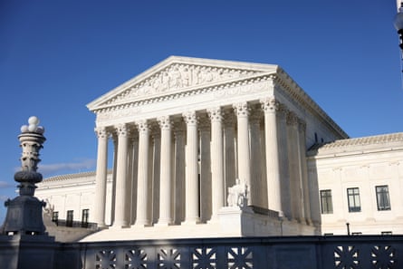 The US supreme court building