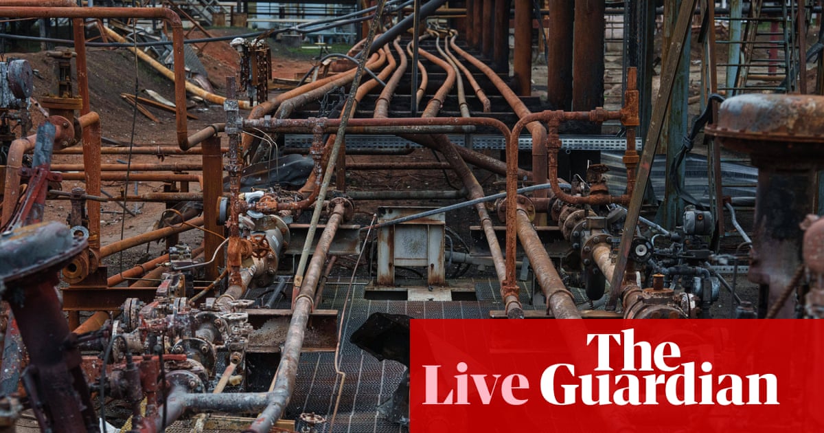 Oil and gas prices jump amid Middle East escalation and Ukrainian drone attacks on Russian gas plants – business live