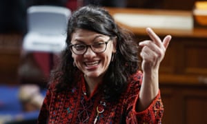 Rashida Tlaib, the first Palestinian American in Congress.