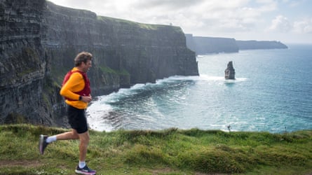 A man successful sorts moving done a melodramatic scenery past unfastened water