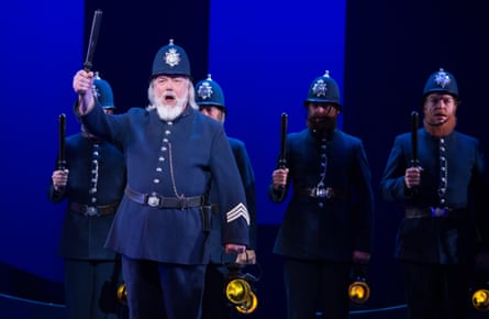 ‘Luxury casting’: John Tomlinson as Sergeant of the Police in ENO's The Pirates of Penzance.