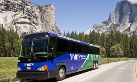 The Yosemite National Park YARTS bus.
