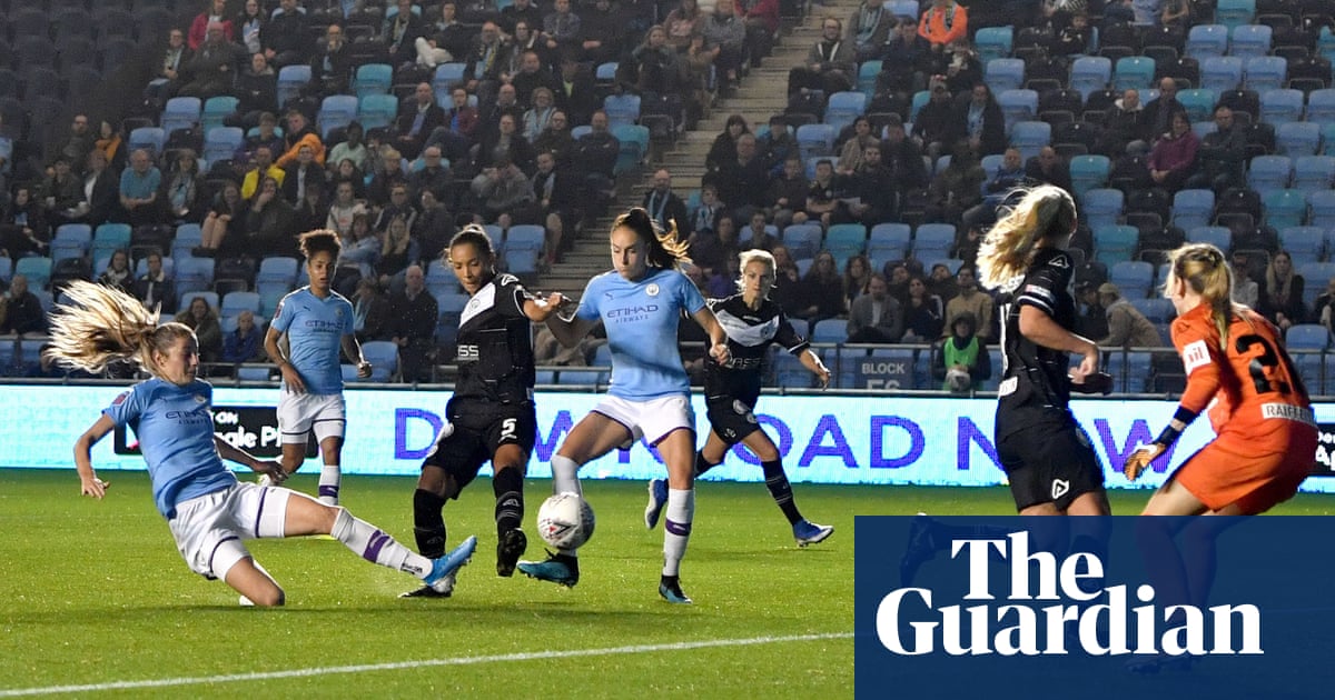 Janine Beckie’s hat-trick steers Manchester City into Champions League last 16