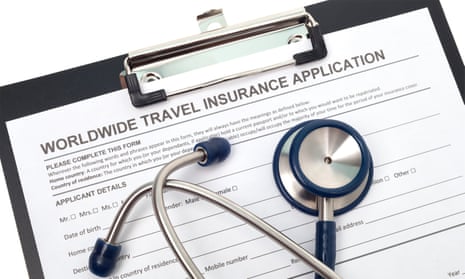International travel medical insurance application.