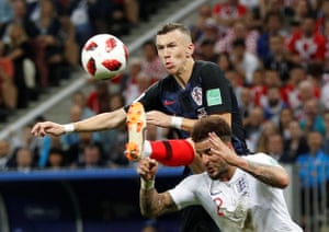 In the 67th minute, after a period of Croatian pressure, Ivan Perisic of Croatia connects with a cross ...