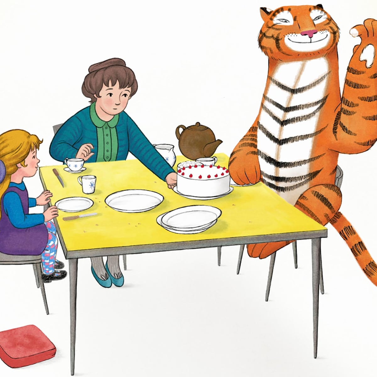He S The Roger Moore Of Tigers How The Tiger Who Came To Tea Came To Tv Animation On Tv The Guardian