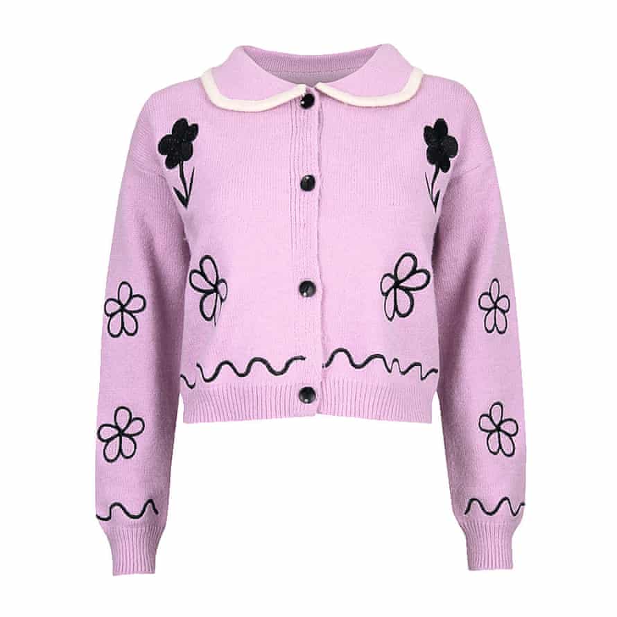 adorable vintage-inspired pink knit